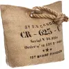 Atmosphera - Cale Porte en Jute Imprimé 25 x 18 cm Vintage loft Beige