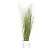 Plante artificielle Plumeau pot ciment H70cm Atmosphera Créateur D'intérieur