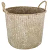 Panier Julian roseau blanc 37,5x27cm Atmosphera Créateur D'intérieur
