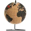 Atmosphera - Globe Terrestre en liège à poser modèle Collect - Noir et...