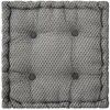 Atmosphera - Coussin de sol Otto - coton - gris 40x40 cm