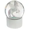 Boule à neige "Licorne" - H16 cm - Gris - Atmosphera createur d'interieur