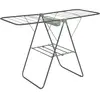 AC-DÉCO Five Wasrek/droogrek - zwart - metaal - 92 x 60 x 137 cm - staand - kledingrek