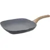 SECRET DE GOURMET 5Five grillpan/koekenpan - aluminium - geschikt voor alle warmtebronnen - 29 x 47 x 5.5 cm