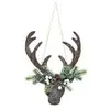 FEERIC LIGHTS & CHRISTMAS Suspension Tête de Renne avec branche - 34 cm