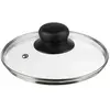5Five universele pannendeksel voor pannen van 16 cm - glas - stoomgaatje - D17 x H6 cm