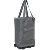 5five - sac de shopping avec 2 roulettes gris