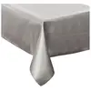 JJA Tafelkleed/tafellaken - zilver sparkling - 140 x 240 cm - polyester