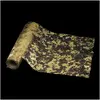 Fééric Lights and Christmas Tafelloper goud -  tafelloper Goud op rol - lengte 500 x breedte 28 x hoogte 0,1 cm