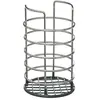 5FIVE Ronde keukengerei houder zilver 19,5 cm van RVS - Keukengereihouder - Pollepelhouder - Spatelhouder