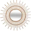 Atmosphera Créateur D'intérieur - Miroir Soleil rotin D76cm