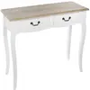 Console ""Chrysa"" blanche - Blanc - Atmosphera createur d'interieur