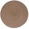 Secret de Gourmet - Set de table Tressé Rond - Diam. 38 cm - Taupe