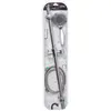 Colonne de douche en INOX - FIVE - Douchette 3 jets et flexible - Gris - Economie d'eau