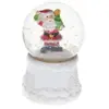 Feeric Lights snowglobe - mini - kerstman - met licht - 4,5 x 7 cm