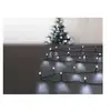 Feeric lights Kerstverlichting - helder wit - 7 m- 96 led lampjes - zwart snoer - batterij