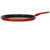 AC-DÉCO Poêle à crêpes, 28 x 2,2 cm. 28 cm Rouge