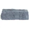 EDM Serviette invité Essentiel coton gris 30x50cm Atmosphera Créateur D'intérieur