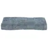 Serviette de toilette Essentiel coton gris 50x90cm Atmosphera Créateur D'intérieur
