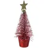 FEERIC LIGHT & CHRISTMAS Décoration de sapin de table pailletée - H14 cm