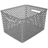 Five - Panier multi usage rectangle gris L, 37 x P, 30 x H, 22 cm Gris