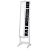 ATMOSPHERA Armoire à bijoux GM - L 37,2 x P35,5 x H 145,2 cm - Blanc