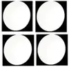 Lot de 4 miroirs ronds adhésifs 30x30 Atmosphera Créateur D'intérieur