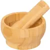 FIVE Vijzel met stamper bamboe D13 x H5 cm - Kruiden maler - Specerijen maler