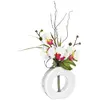 Vase orchidées artificielles vase céramique H44cm - Atmosphera créateu...