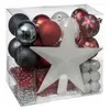 Kit de sapin "Ferme aux sapins" 44 pièces blanc/rouge Feeric lights & christmas