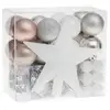 Décorations sapin noël - FEERIC LIGHT & CHRISTMAS - Kit de 44 pièces -...