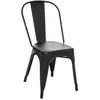 Chaise Niko métal noir - Atmosphera createur dinterieur