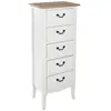 AC-DÉCO Chiffonnier "Chrysa" blanc - Blanc - Atmosphera createur d'interieur