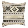 HOMEMAISON Housse de coussin Etnik gris 40x40cm - Atmosphera créateur d'intérieur