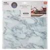 Ac-deco - Lot de 2 stickers plaques marbre blanc - Atmosphera créateur d'intérieur
