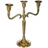 Ac-deco - Bougeoir métal doré H27cm - Atmosphera créateur d'intérieur
