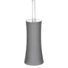 FIVE SIMPLY SMART WC-/toiletborstel met houder rond grijs kunststof 38 cm