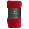 Plaid microfibre rouge 130x180cm Atmosphera Créateur D'intérieur