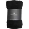 ATMOSPHERA Plaid polaire microfibre noir 130x180cm