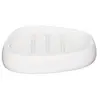 Porte savon en céramique blanc FIVE - Silk L,12 x P, 9,5 x H, 2,5 cm - Résistant et élégant