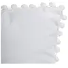 Coussin Memories pompons blanc ivoire 40x40cm Atmosphera Créateur D'intérieur