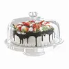 Présentoir alimentaire multifonctions - Home Deco Factory - KA1101 - Transparent - Blanc - Rond