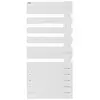 Radiateur sèche-serviettes FASSANE SPA Asymétrique à droite EC 594W - ...