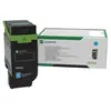 Lexmark - À rendement élevé - cyan - original - boîte - cartouche de toner LCCP, LRP