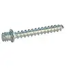 Somatherm Patte ? vis ? bois 7/150 - 30 mm (x10) - Acier poli ? ?paulement