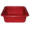 ALUMINIUM ET PLASTIQUE Cuvette carrée - 29 cm - 5.5 L - rouge