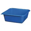 ALUMINIUM ET PLASTIQUE - Cuvette carrée 20cm 1.5l Bleu