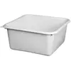 GILAC Cuvette carrée - 38 cm - 15 L - gris moucheté