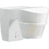 Detecteur de Mouvement Infrarouge Standard Mural 140 Degres Blanc Hage...