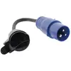Zenitech Adaptateur caravane femelle 16A en mâle CEE17 - Zenitech